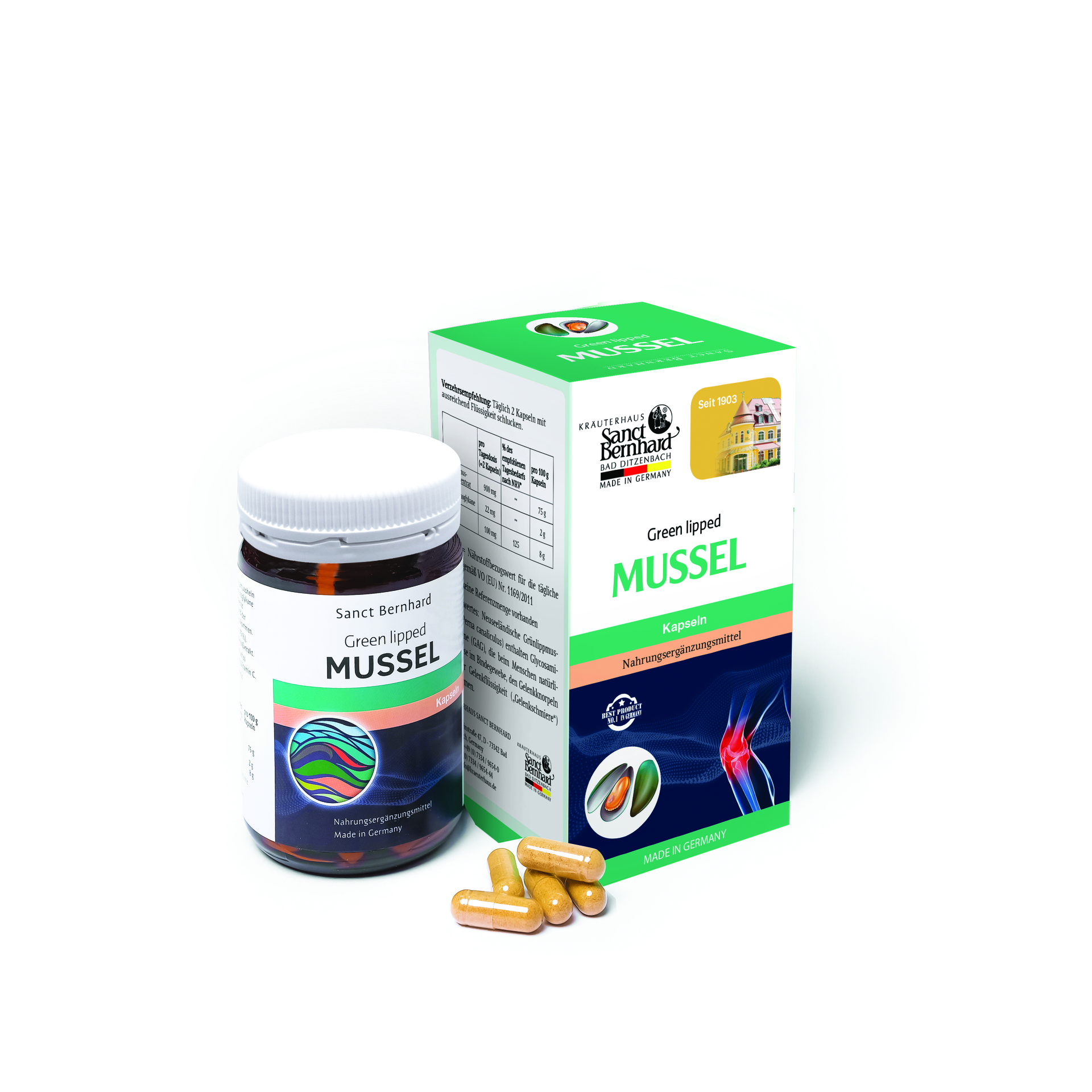 THÔNG BÁO THAY ĐỔI BAO BÌ SẢN PHẨM GREEN LIPPED MUSSEL KAPSELN